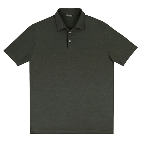 ZANONE(ザノーネ) ポロシャツ オーガニックアイスコットン・スリムフィットポロ – ザノングリーン