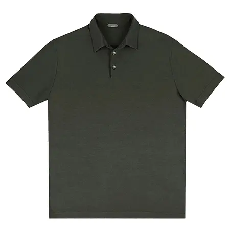 ZANONE(ザノーネ) ポロシャツ オーガニックアイスコットン・スリムフィットポロ – ザノングリーン