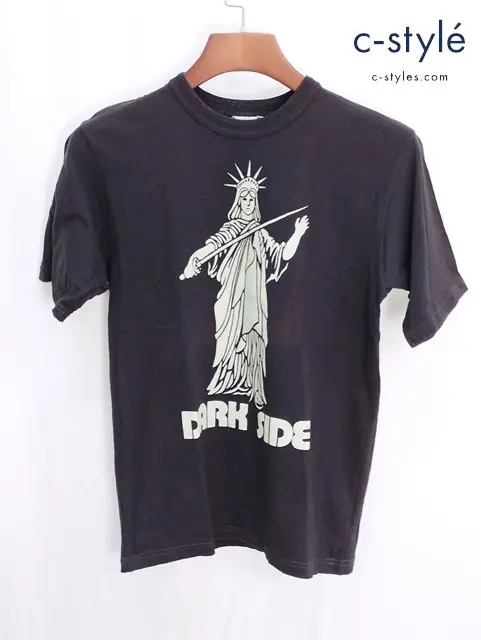 POWER WEAR パワーウェア EMPIRE STATE N.Y. Tシャツ 茶系 半袖 自由の女神 / FREEWHEELERS