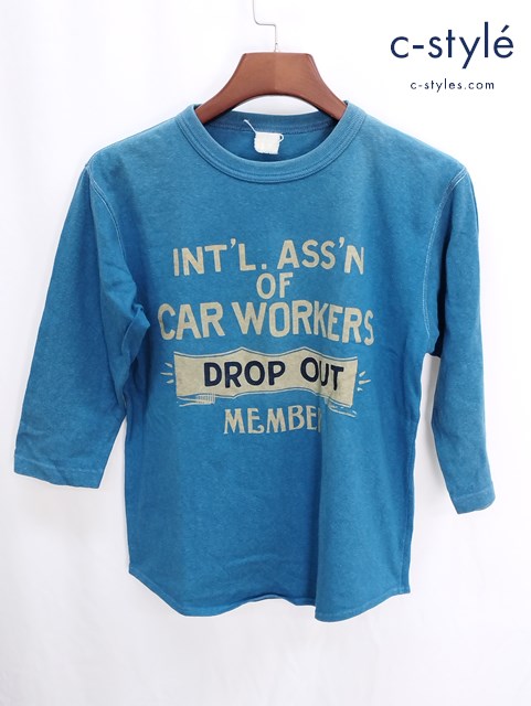 POWER WEAR パワーウェア CAR WORKERS Tシャツ ブルー系 / FREEWHEELERS フリーホイーラーズ