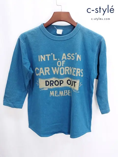 POWER WEAR パワーウェア CAR WORKERS Tシャツ ブルー系 / FREEWHEELERS フリーホイーラーズ