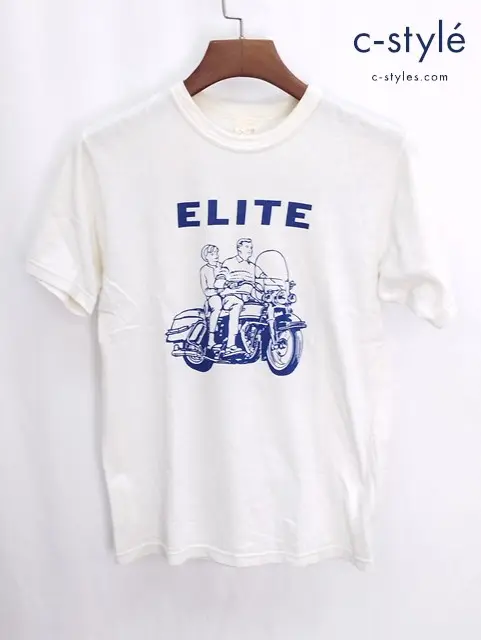 POWER WEAR パワーウェア ELITE Tシャツ ホワイト 半袖 / FREEWHEELERS フリーホイーラーズ