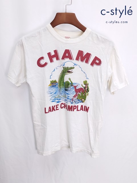 POWER WEAR パワーウェア LAKE CHAMPLAIN Tシャツ S ホワイト / FREEWHEELERS フリーホイーラーズ