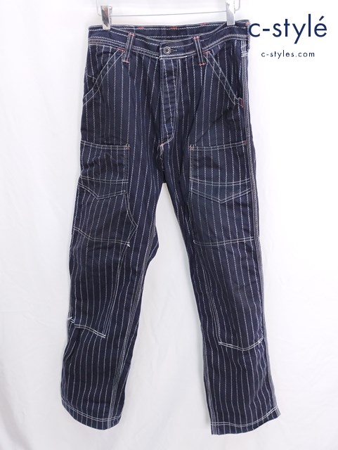 UNION SPECIAL OVERALLS ウォバッシュ ペインター パンツ 30 ネイビー系 デリックマン オーバーオールズ