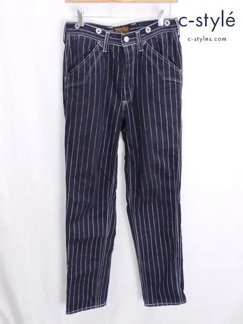 UNION SPECIAL OVERALLS ウォバッシュ ロングショアマン ワークパンツ 30 ネイビー系 FREEWHEELERS