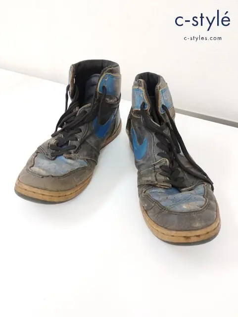 NIKE ナイキ AIR JORDAN エアジョーダン 1 スニーカー 青×黒 ヴィンテージ ロイヤルブルー