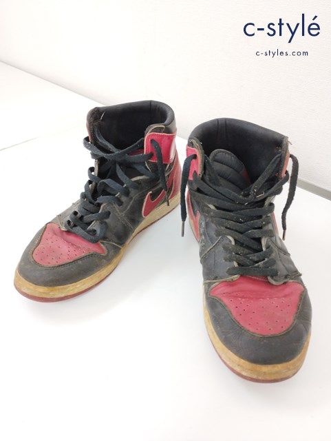 NIKE ナイキ AIR JORDAN エアジョーダン 1 スニーカー 27cm 赤×黒 941012Y3 1994年 復刻