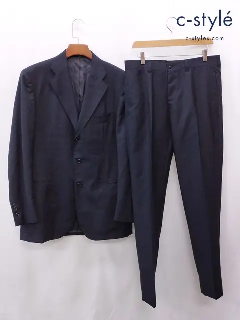 STILE LATINO スティレラティーノ 3Bスーツ ジャケット パンツ 50 ブラック イタリア製 セットアップ