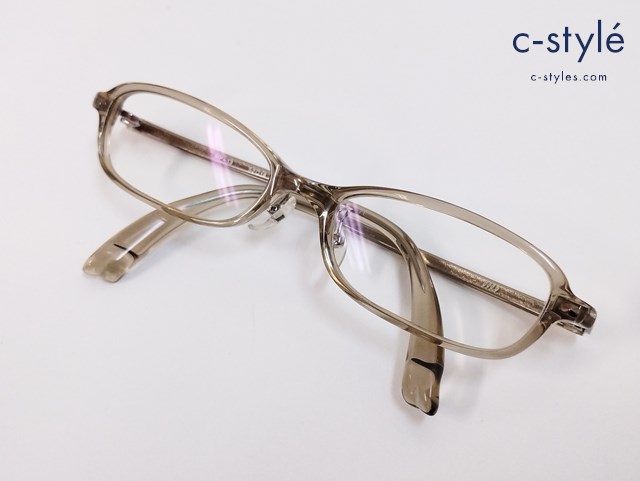 999.9 フォーナインズ メガネ 52□18 140 ベージュ クリア NP-13