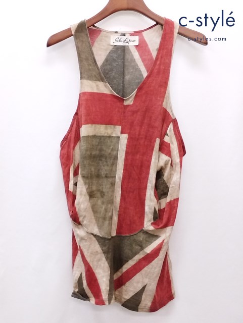 SHARE SPIRIT シェアースピリット タンクトップ 36 マルチカラー コットン