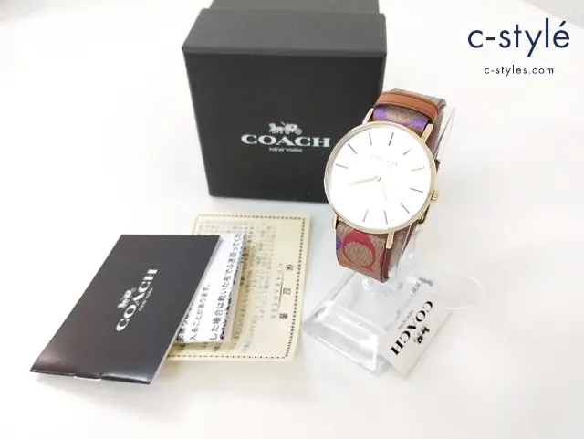 COACH コーチ 腕時計 ゴールド×ベージュ CA.120.7.34.2291 クォーツ