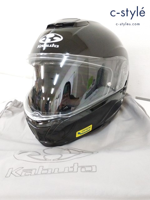 OGK KABUTO オージーケー カブト フルフェイス 57.58cm ブラック IBUKI 製造年月日 15/05/14 バイク用品