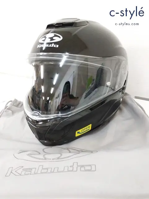 OGK KABUTO オージーケー カブト フルフェイス 57.58cm ブラック IBUKI 製造年月日 15/05/14 バイク用品