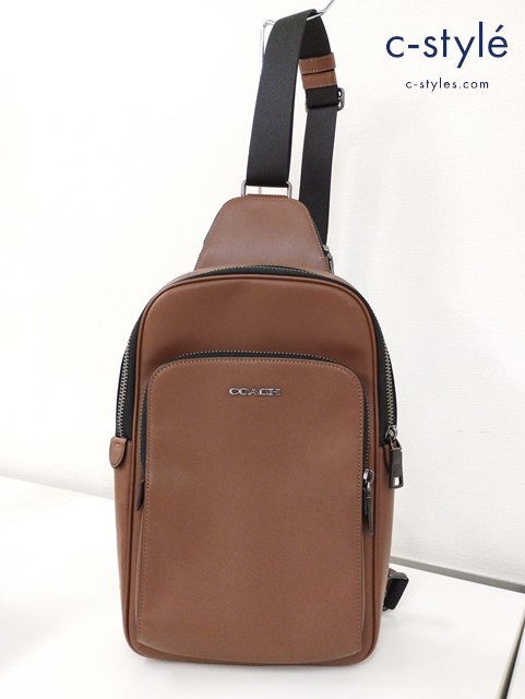 COACH コーチ ワンショルダーバッグ ブラウン イーサン パック CO911 レザー
