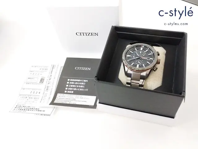 CITIZEN シチズン 腕時計 シルバー ATTESA at8189-61e クォーツ
