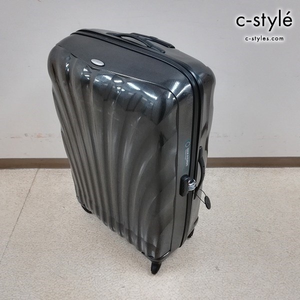 samsonite サムソナイト コスモライト SPINNER 85/3 ブラック 四輪 大容量 ビジネス 旅行