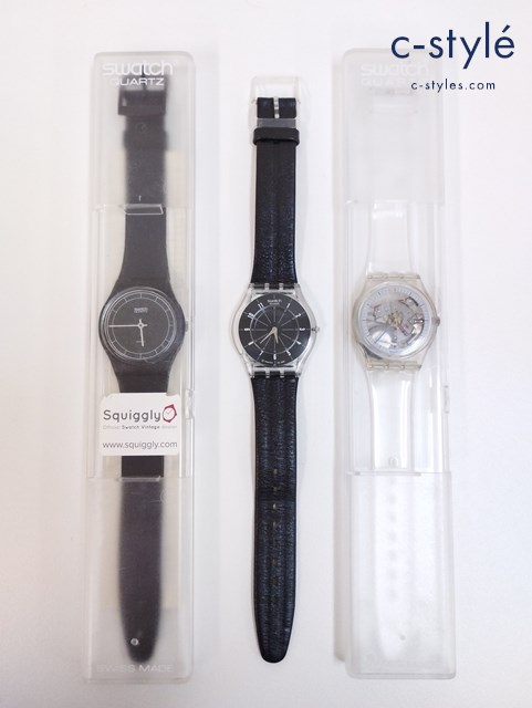SWATCH 腕時計 クォーツ GK100 ジェリーフィッシュ GB002 HIGH TECH WATCH SFK254 TOUT AU TRAIT SKIN 計3点