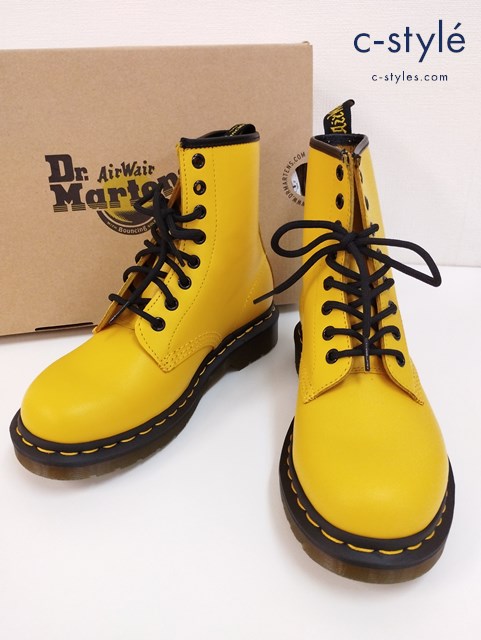 Dr.Martens ドクターマーチン 8ホールブーツ UK4 イエロー 1460 24614700