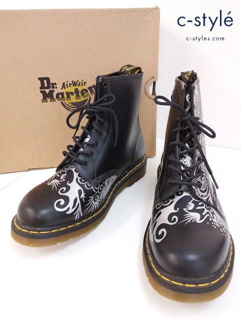 Dr.Martens ドクターマーチン 8ホールブーツ UK10 マットブラック DRENCH 14822001 Limited Edition HONGOS