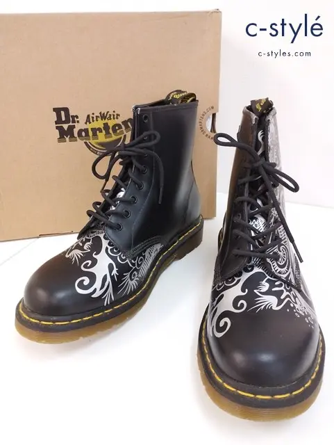 Dr.Martens ドクターマーチン 8ホールブーツ UK10 マットブラック DRENCH 14822001 Limited Edition HONGOS