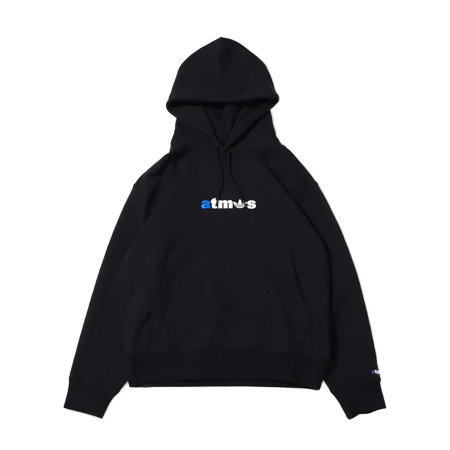 adidas×atmos(アディダス×アトモス) LOGO HOODIE BLACK 22SS-S