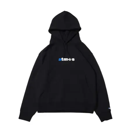 adidas×atmos(アディダス×アトモス) LOGO HOODIE BLACK 22SS-S