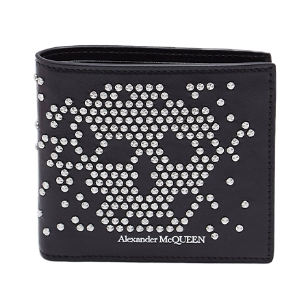 Alexander McQueen(アレキサンダーマックイーン) 財布 Studded Leather Billfold Wallet