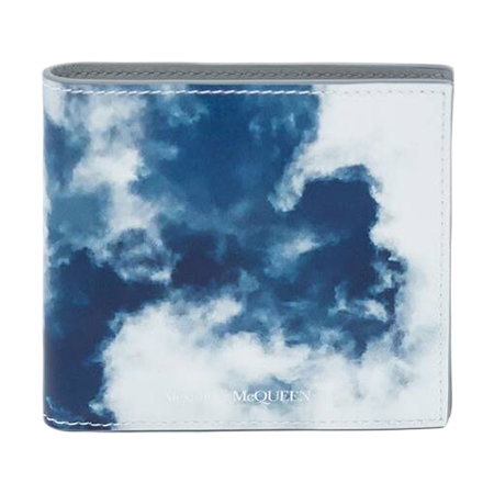 Alexander McQueen(アレキサンダーマックイーン) 財布 ブルースカイ ビルフォールドウォレット
