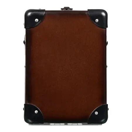 Berluti(ベルルッティ)×GLOBE-TROTTER(グローブトロッター) ミニ キャンバス＆レザー メッセンジャーバッグ