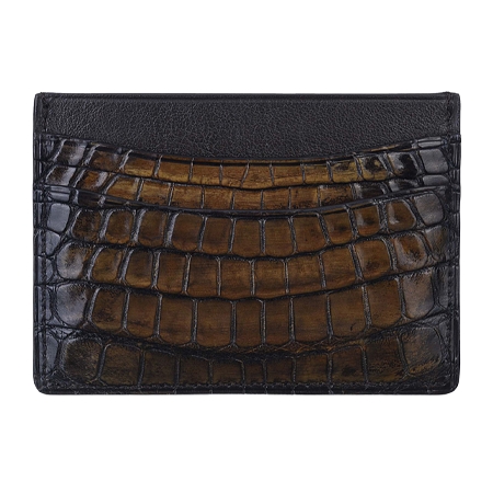 Berluti(ベルルッティ) 名刺入れ バンブー アリゲーターレザー カードケース