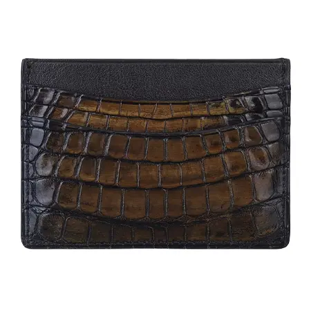 Berluti(ベルルッティ) 名刺入れ バンブー アリゲーターレザー カードケース