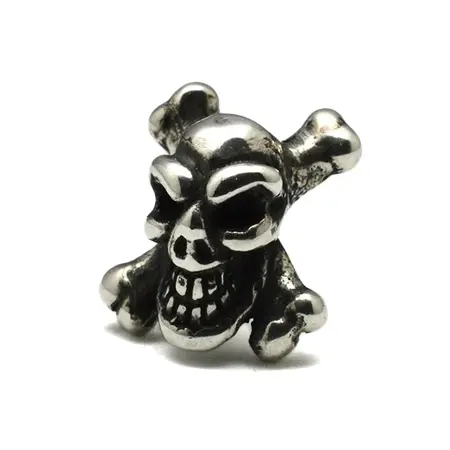 BILL WALL LEATHER(ビルウォールレザー) ピアス スカル＆クロスボーンイヤリング