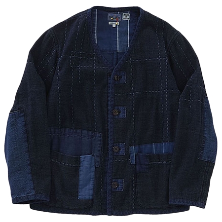 BLUE BLUE(ブルーブルー) ジャケット インディゴメッシュ ネンリンジャケット ユニセックス