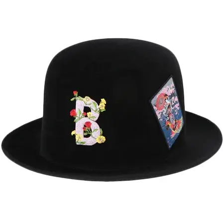 Borsalino(ボルサリーノ) フェルトハット ボーラーハット Japan Patch Project