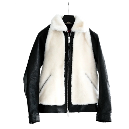 BUFFALO BOBS(バッファローボブズ) ライダース グリズリー ホースレザー ムートン シングル ライダース ジャケット