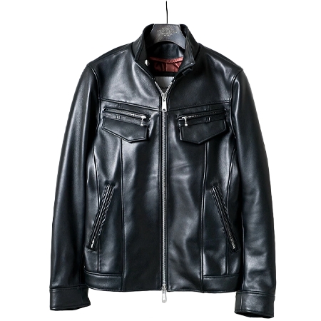 BUFFALO BOBS(バッファローボブズ) ライダース ノースビーチ ラム ラムレザー シングル ライダースジャケット