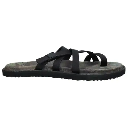 BUTTERO(ブッテロ) サンダル Men’s Black Toe Strap Sandals