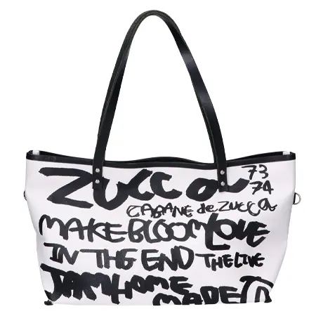 CABANE DE ZUCCA×JAM HOME MADE(カバンドズッカ×ジャムホームメイド) グラフィティ トートバッグ