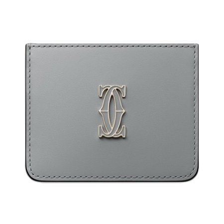 cartier(カルティエ) カードケース ドゥーブルC ドゥ カルティエ シンプル カードホルダー