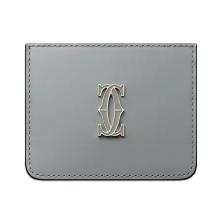 cartier(カルティエ) カードケース ドゥーブルC ドゥ カルティエ シンプル カードホルダー