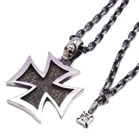 DEAL DESIGN(ディールデザイン) ネックレス アイアンクロスエクストララージ