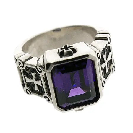 DEAL DESIGN(ディールデザイン) リング ヘブンズキングリング 合成アメジスト