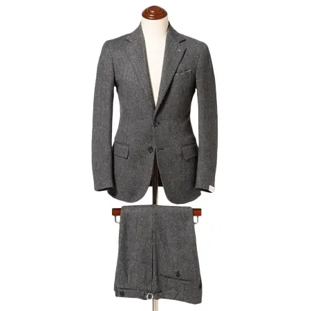 DE PETRILLO(デペトリロ)×BEAMS F(ビームスエフ) スーツ 別注 NAPOLI ヘリンボーン