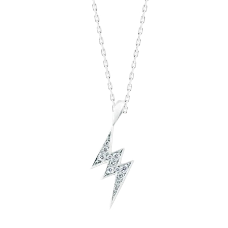 EYEFUNNY(アイファニー) ネックレス ダブル ライトニング７ S / 18KWG