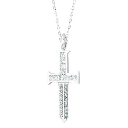 EYEFUNNY(アイファニー) ネックレス ダイヤモンド ダーク M / 18KWG