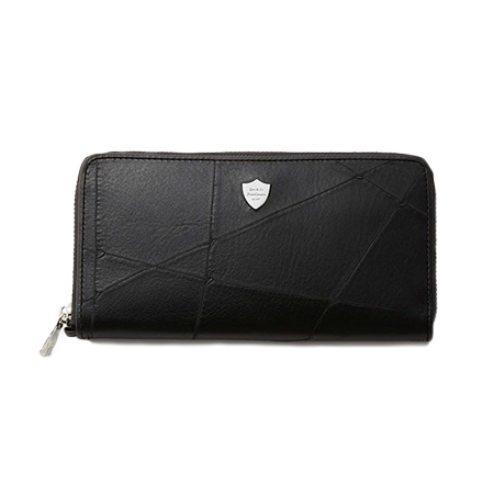 GARNI(ガルニ) 財布 Insection Zip Long Wallet – BLACK