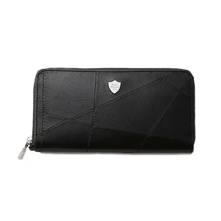 GARNI(ガルニ) 財布 Insection Zip Long Wallet – BLACK