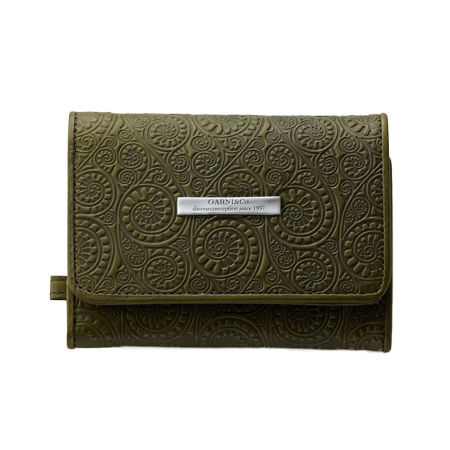 GARNI(ガルニ) 財布 Vine Pattern Three Fold Wallet – KHAKI
