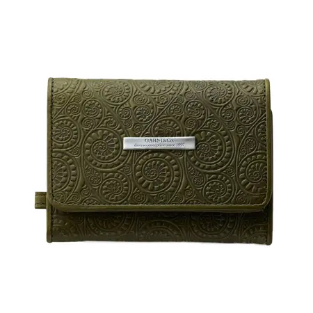GARNI(ガルニ) 財布 Vine Pattern Three Fold Wallet – KHAKI