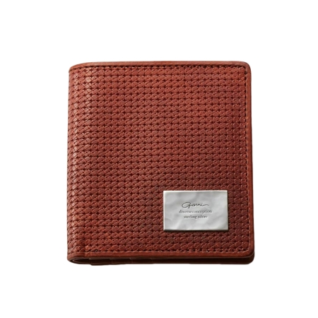 GARNI(ガルニ) 財布 Crack Mini Fold Wallet – BROWN